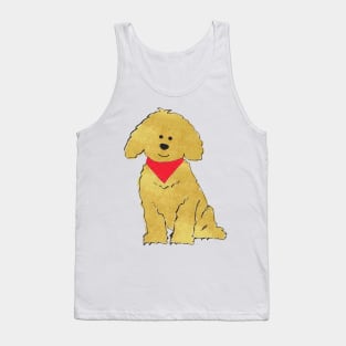 Cute Goldendoodle Puppy - Doodle Dog Tank Top